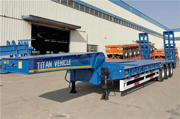 TITAN 3 Axle 80 Ton Low Bed Trailer Price for Sale In Nigeria - Dieplader oplegger: afbeelding 1 TITAN 3 Axle 80 Ton Low Bed Trailer Price for Sale In Nigeria - Dieplader oplegger: afbeelding 1