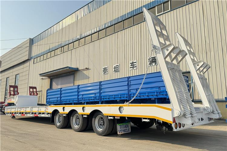 TITAN 3 Axle 80 Ton Lowbed Semi Trailer for Sale In Philippines - Dieplader oplegger: afbeelding 2 TITAN 3 Axle 80 Ton Lowbed Semi Trailer for Sale In Philippines - Dieplader oplegger: afbeelding 2