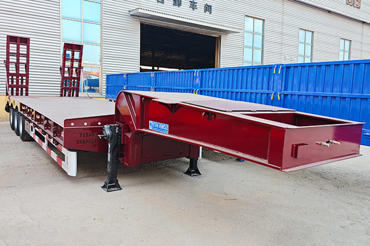 TITAN 3 Axle Low Bed Trailer for Sale in Saudi Arabia - Dieplader oplegger: afbeelding 1 TITAN 3 Axle Low Bed Trailer for Sale in Saudi Arabia - Dieplader oplegger: afbeelding 1