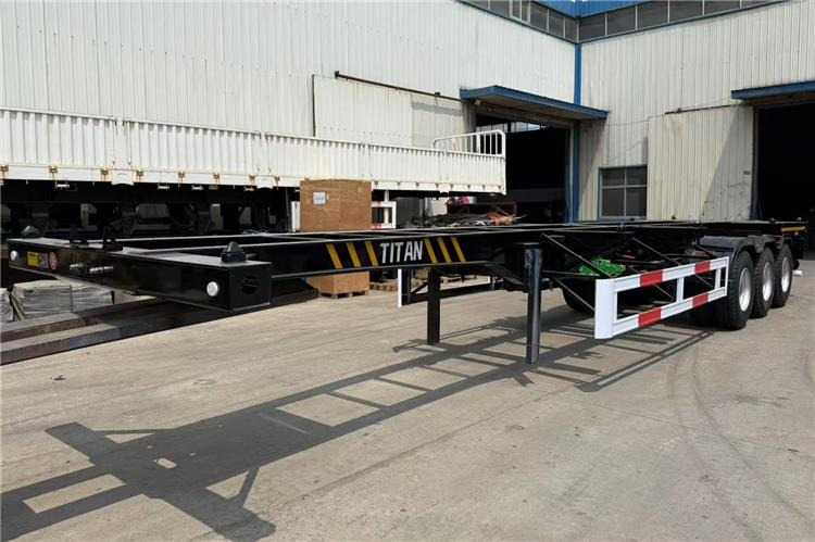 TITAN 3 Axle Skeletal Semi Trailer Price for Sale Near Me In Jamaica - Chassis oplegger: afbeelding 2 TITAN 3 Axle Skeletal Semi Trailer Price for Sale Near Me In Jamaica - Chassis oplegger: afbeelding 2
