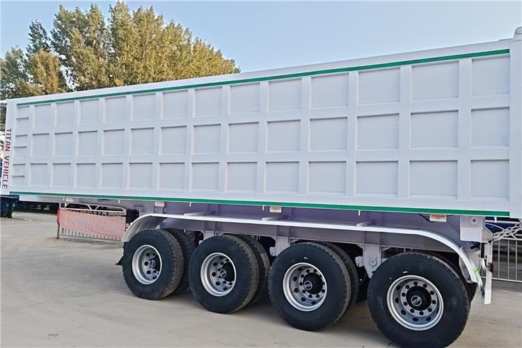 TITAN 4 Axle 80 Ton Dump Semi Trailer for Sale In Cameroon - Kipper oplegger: afbeelding 2 TITAN 4 Axle 80 Ton Dump Semi Trailer for Sale In Cameroon - Kipper oplegger: afbeelding 2