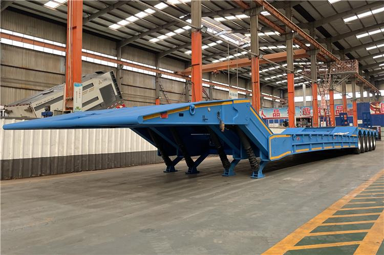 TITAN 4 Axle Folding Gooseneck Trailer for Sale In Zambia - Dieplader oplegger: afbeelding 1 TITAN 4 Axle Folding Gooseneck Trailer for Sale In Zambia - Dieplader oplegger: afbeelding 1