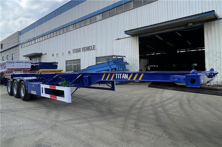 TITAN 40ft Container Chassis Trailer for Sale In Guam - Containertransporter/ Wissellaadbak oplegger: afbeelding 3 TITAN 40ft Container Chassis Trailer for Sale In Guam - Containertransporter/ Wissellaadbak oplegger: afbeelding 3