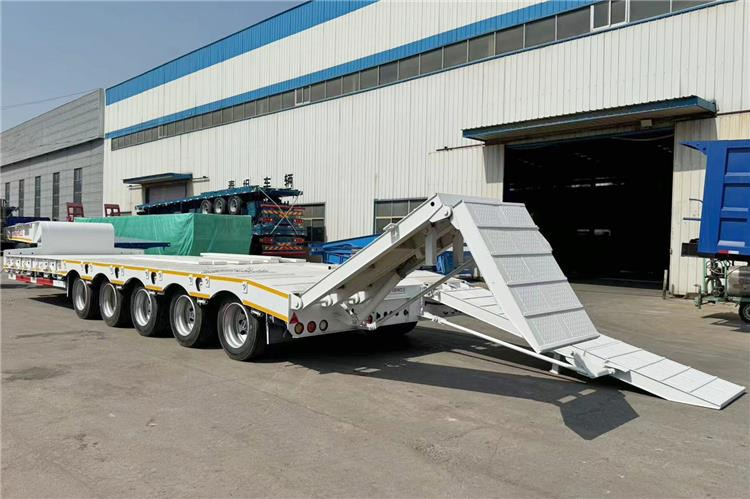TITAN 5 Axle 100 Ton Low Bed Trailer for Sale In Tanzania - Dieplader oplegger: afbeelding 1 TITAN 5 Axle 100 Ton Low Bed Trailer for Sale In Tanzania - Dieplader oplegger: afbeelding 1