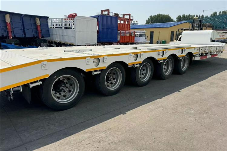 TITAN 5 Axle 100 Ton Low Bed Trailer for Sale In Tanzania - Dieplader oplegger: afbeelding 3 TITAN 5 Axle 100 Ton Low Bed Trailer for Sale In Tanzania - Dieplader oplegger: afbeelding 3