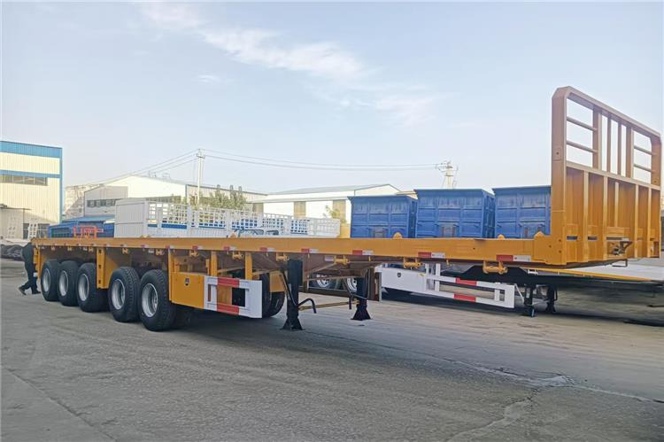 TITAN 5 Axle 13M Flatbed Trailer Price for Sale In Zimbabwe - Open bak met boorden oplegger: afbeelding 1 TITAN 5 Axle 13M Flatbed Trailer Price for Sale In Zimbabwe - Open bak met boorden oplegger: afbeelding 1