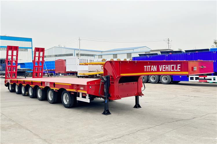 TITAN 7 Axle 120 Ton Lowbed Trailer for Sale In Saudi Arabia - Dieplader oplegger: afbeelding 1 TITAN 7 Axle 120 Ton Lowbed Trailer for Sale In Saudi Arabia - Dieplader oplegger: afbeelding 1