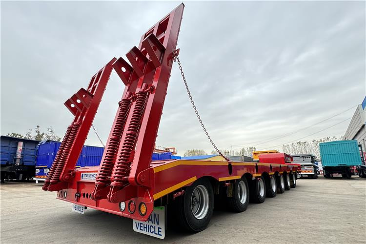 TITAN 7 Axle 120 Ton Lowbed Trailer for Sale In Saudi Arabia - Dieplader oplegger: afbeelding 2 TITAN 7 Axle 120 Ton Lowbed Trailer for Sale In Saudi Arabia - Dieplader oplegger: afbeelding 2