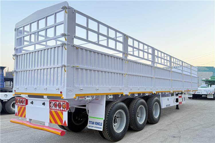 TITAN 80 Ton Fence Cargo Trailer for Sale In Mali - Veewagen oplegger: afbeelding 1 TITAN 80 Ton Fence Cargo Trailer for Sale In Mali - Veewagen oplegger: afbeelding 1