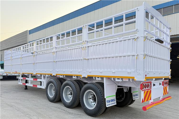 TITAN 80 Ton Fence Cargo Trailer for Sale In Mali - Veewagen oplegger: afbeelding 3 TITAN 80 Ton Fence Cargo Trailer for Sale In Mali - Veewagen oplegger: afbeelding 3