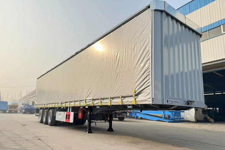 TITAN Curtain Trailer for Sale in Tanzania - Schuifzeiloplegger: afbeelding 1 TITAN Curtain Trailer for Sale in Tanzania - Schuifzeiloplegger: afbeelding 1