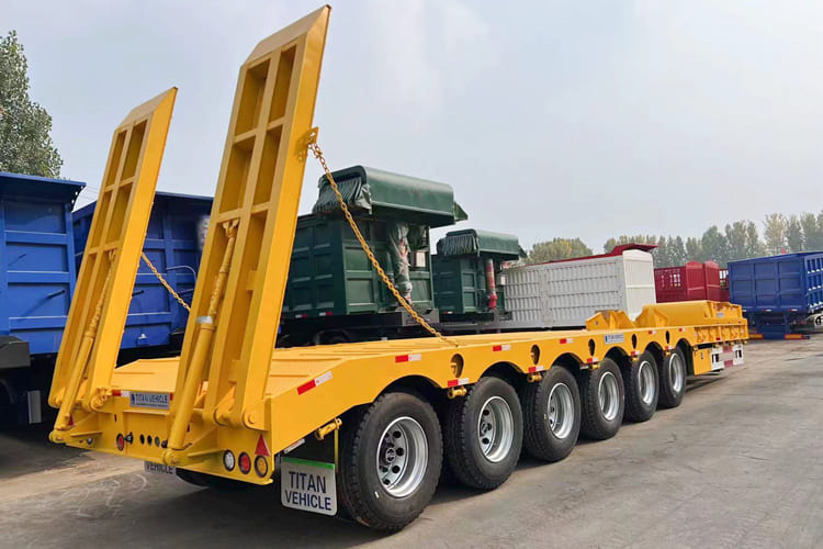 TITAN Hydraulic Low Bed Trailer for Sale in Kenya - Dieplader oplegger: afbeelding 2 TITAN Hydraulic Low Bed Trailer for Sale in Kenya - Dieplader oplegger: afbeelding 2
