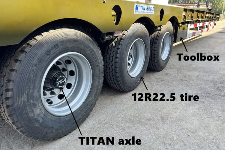 TITAN Low Bed Trailer Truck for Sale in Zambia - Dieplader oplegger: afbeelding 4 TITAN Low Bed Trailer Truck for Sale in Zambia - Dieplader oplegger: afbeelding 4