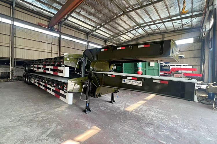 TITAN Low Bed Trailer Truck for Sale in Zambia - Dieplader oplegger: afbeelding 5 TITAN Low Bed Trailer Truck for Sale in Zambia - Dieplader oplegger: afbeelding 5