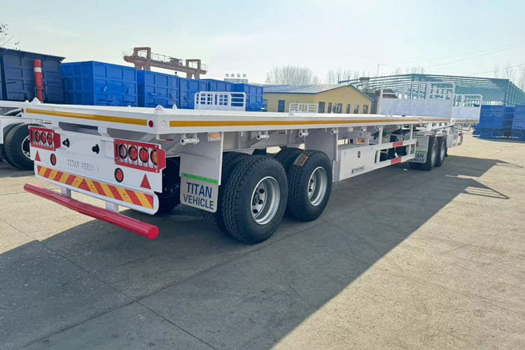 TITAN Super Link Flatbed Trailer for Sale in Mali - Open bak met boorden oplegger: afbeelding 4 TITAN Super Link Flatbed Trailer for Sale in Mali - Open bak met boorden oplegger: afbeelding 4