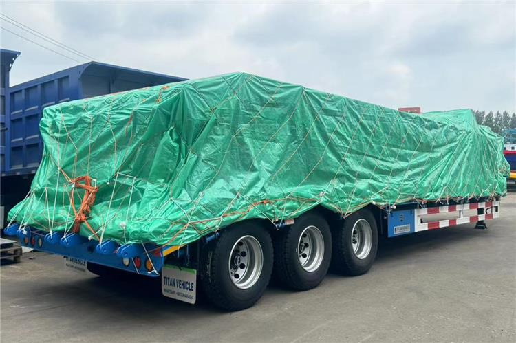 TITAN Tri Axle 80 Ton Low Loader Semi Trailer for Sale In Benin - Dieplader oplegger: afbeelding 5 TITAN Tri Axle 80 Ton Low Loader Semi Trailer for Sale In Benin - Dieplader oplegger: afbeelding 5