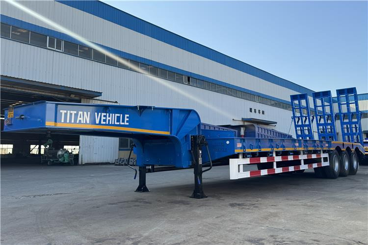 TITAN Tri Axle 80 Ton Low Loader Semi Trailer for Sale In Benin - Dieplader oplegger: afbeelding 3 TITAN Tri Axle 80 Ton Low Loader Semi Trailer for Sale In Benin - Dieplader oplegger: afbeelding 3