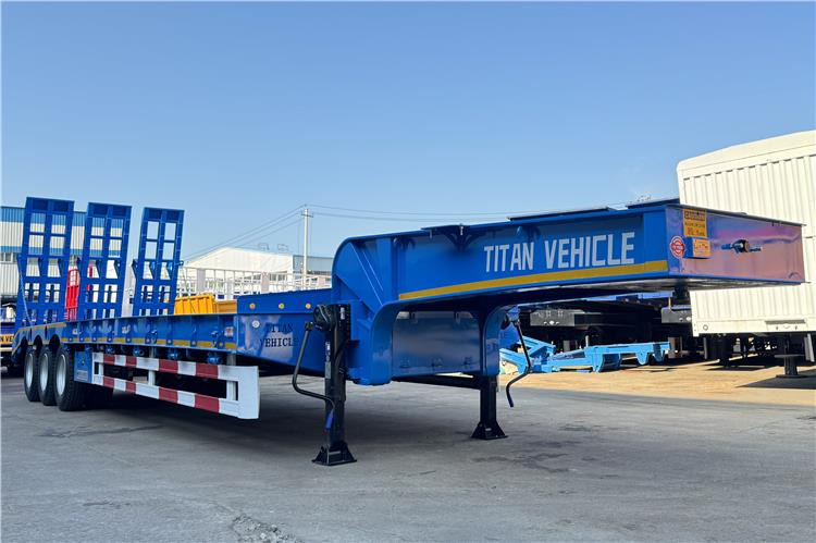 TITAN Tri Axle 80 Ton Low Loader Semi Trailer for Sale In Benin - Dieplader oplegger: afbeelding 1 TITAN Tri Axle 80 Ton Low Loader Semi Trailer for Sale In Benin - Dieplader oplegger: afbeelding 1