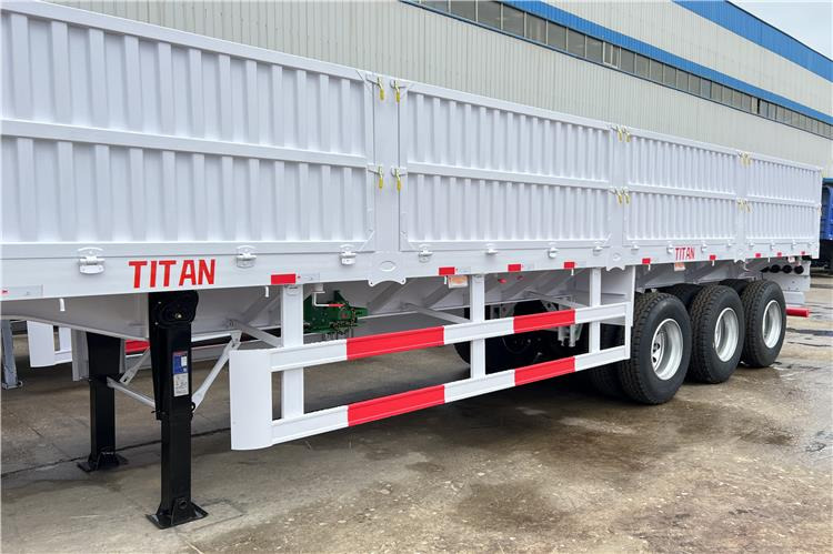 TITAN Tri Axle Dropside Trailer For Sale In Nigeria Lagos - Open bak met boorden oplegger: afbeelding 5 TITAN Tri Axle Dropside Trailer For Sale In Nigeria Lagos - Open bak met boorden oplegger: afbeelding 5