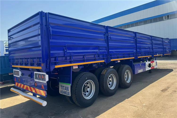 TITAN Tri Axle Grain Trailer for Sale In Djibouti - Open bak met boorden oplegger: afbeelding 1 TITAN Tri Axle Grain Trailer for Sale In Djibouti - Open bak met boorden oplegger: afbeelding 1
