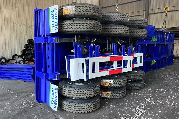 TITAN Tri Axle Grain Trailer for Sale In Djibouti - Open bak met boorden oplegger: afbeelding 4 TITAN Tri Axle Grain Trailer for Sale In Djibouti - Open bak met boorden oplegger: afbeelding 4