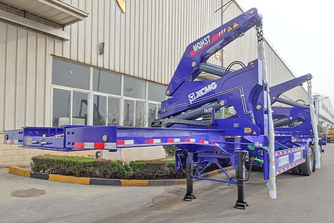 XCMG 40 Ft Container Side Loader Trailer for Sale in Papua New Guinea - Containertransporter/ Wissellaadbak oplegger: afbeelding 1 XCMG 40 Ft Container Side Loader Trailer for Sale in Papua New Guinea - Containertransporter/ Wissellaadbak oplegger: afbeelding 1