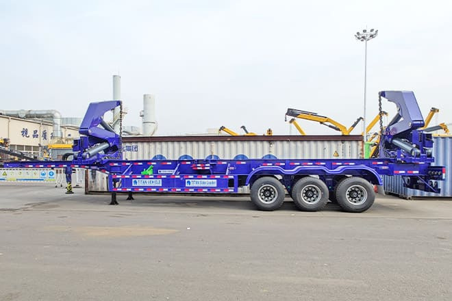 XCMG 40Ft Shipping Container Side Loader for Sale in Argentina - Containertransporter/ Wissellaadbak oplegger: afbeelding 2 XCMG 40Ft Shipping Container Side Loader for Sale in Argentina - Containertransporter/ Wissellaadbak oplegger: afbeelding 2