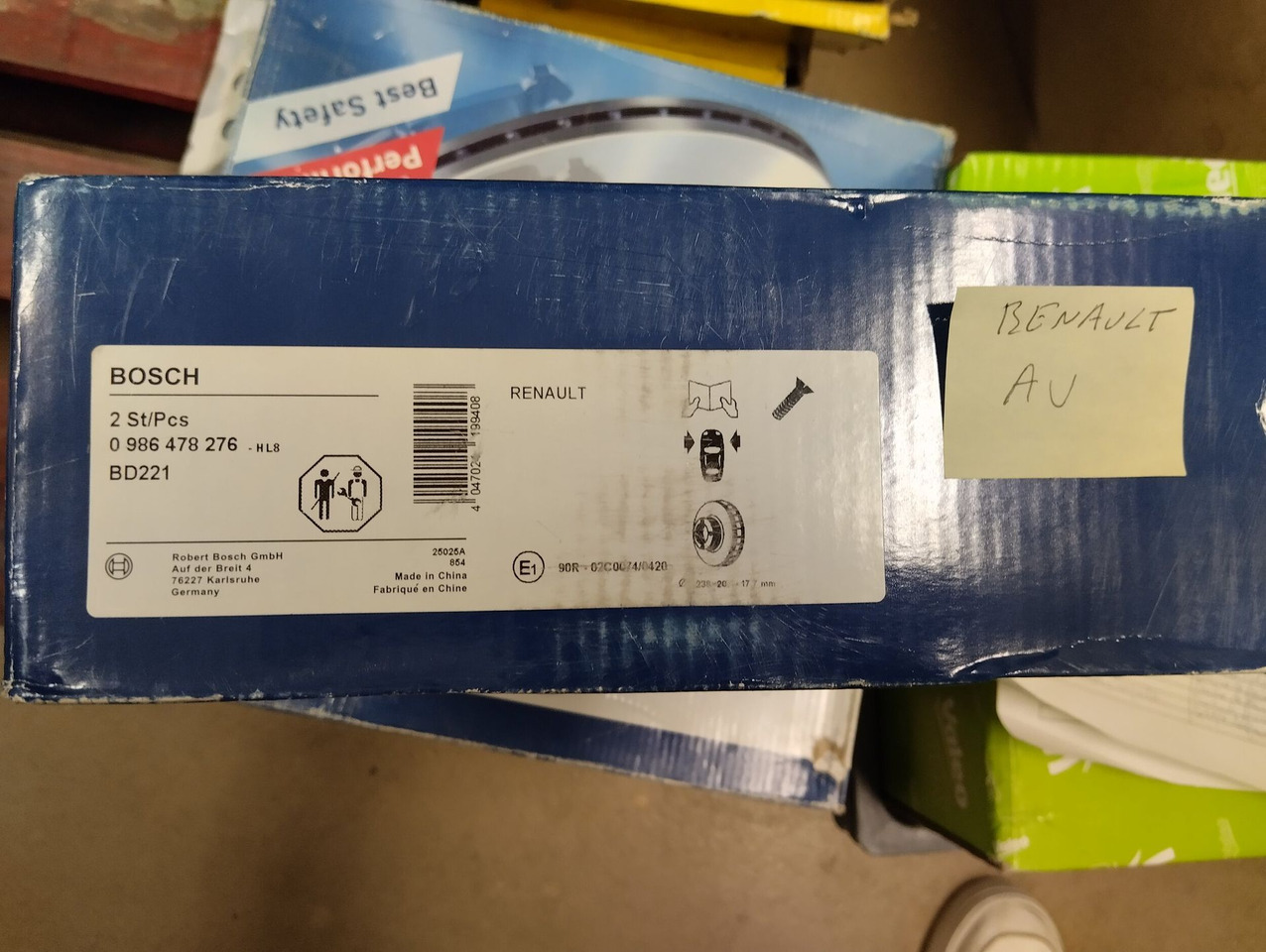 Lot de DISQUES FREIN AVANT - Remschijven: afbeelding 1 Lot de DISQUES FREIN AVANT - Remschijven: afbeelding 1