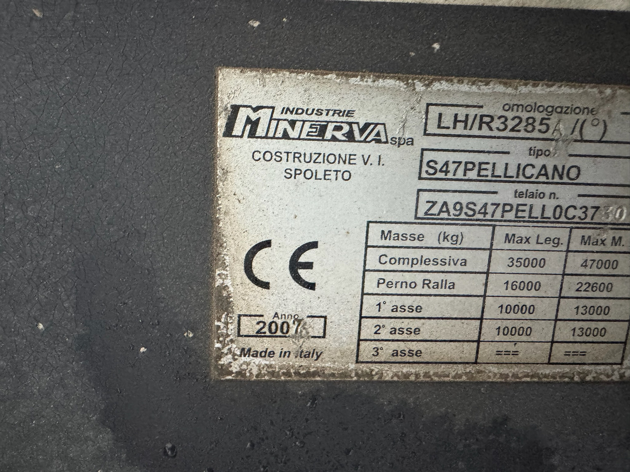 MINERVA Semirimorchio Ribaltabile Mezzo d'Opera - Kipper oplegger: afbeelding 4 MINERVA Semirimorchio Ribaltabile Mezzo d'Opera - Kipper oplegger: afbeelding 4