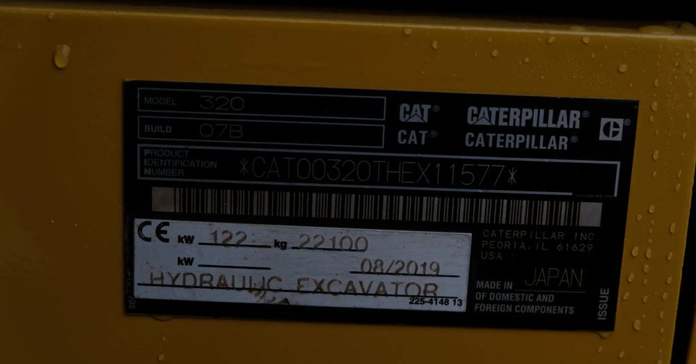 Rupsgraafmachine Caterpillar 320 2D ADVANSE JAPAN MODEL 2020R: afbeelding 13 Rupsgraafmachine Caterpillar 320 2D ADVANSE JAPAN MODEL 2020R: afbeelding 13