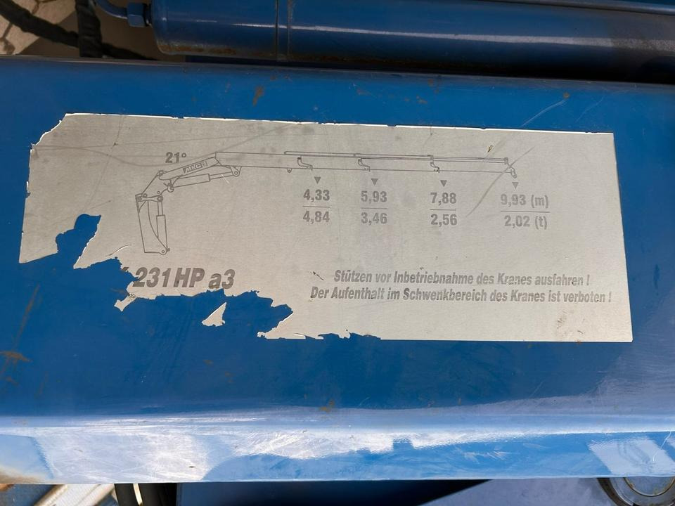 Vrachtwagen met open laadbak, Kraanwagen DAF XF 460 FAN + MKG + 10mtr 2to + Lenkachse + EURO 6: afbeelding 8 Vrachtwagen met open laadbak, Kraanwagen DAF XF 460 FAN + MKG + 10mtr 2to + Lenkachse + EURO 6: afbeelding 8