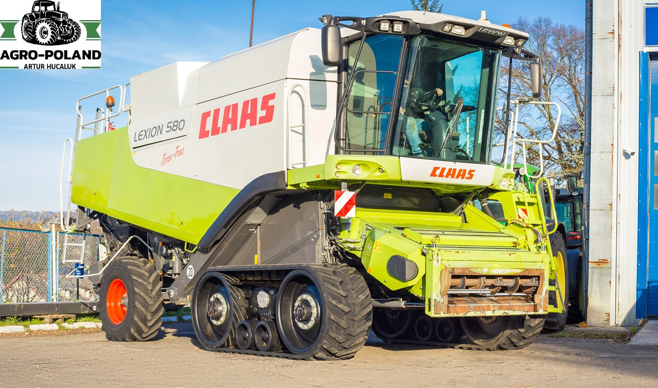 CLAAS LEXION 580 TT - 3326 h - 2008 ROK - QUANTIMETER + VARIO 750 - LASER PILOT - Maaidorser: afbeelding 1 CLAAS LEXION 580 TT - 3326 h - 2008 ROK - QUANTIMETER + VARIO 750 - LASER PILOT - Maaidorser: afbeelding 1
