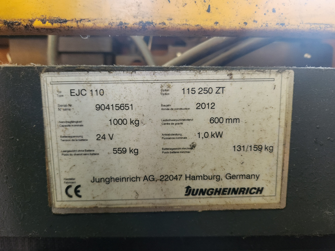 JUNGHEINRICH EJC110 250ZT - Stapelaar: afbeelding 3 JUNGHEINRICH EJC110 250ZT - Stapelaar: afbeelding 3