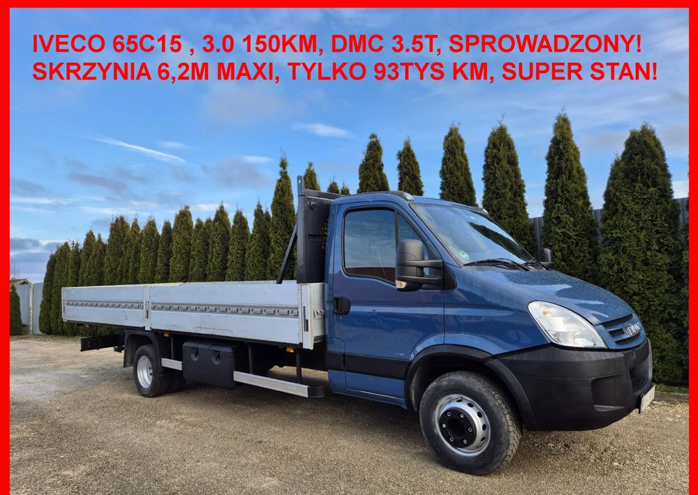 Iveco 65C15 3.0 150KM/ Skrzyniowy/ - Bestelwagen open laadbak: afbeelding 1 Iveco 65C15 3.0 150KM/ Skrzyniowy/ - Bestelwagen open laadbak: afbeelding 1