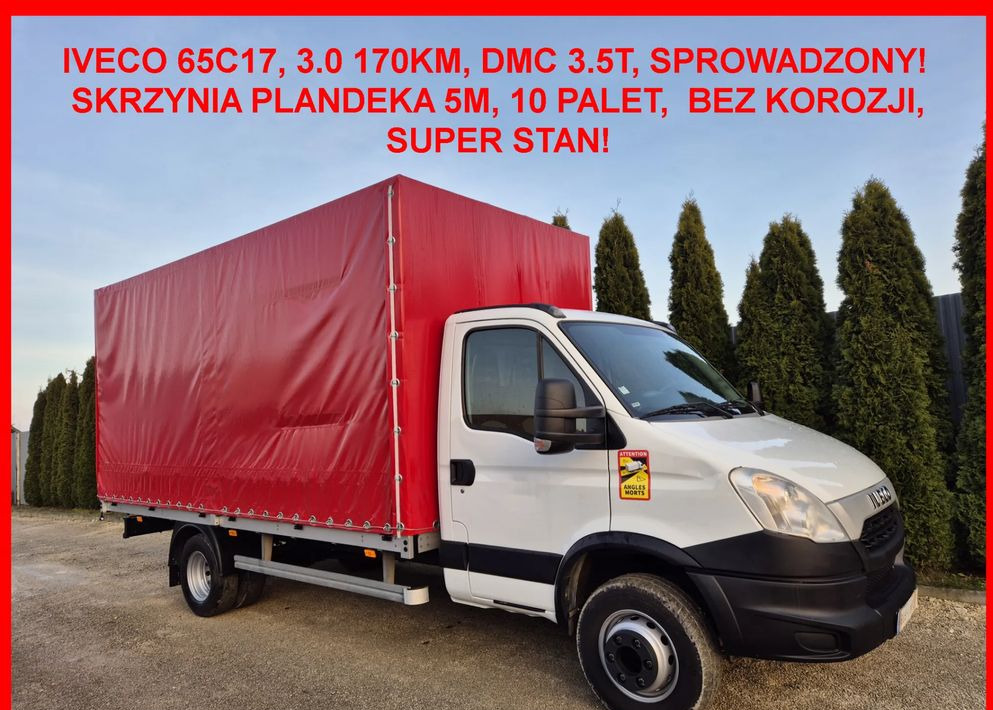 Iveco 65C17 3.0 170KM/ DMC 3.5T/ Burto Plandeka 10 palet/ - Bestelwagen open laadbak: afbeelding 1 Iveco 65C17 3.0 170KM/ DMC 3.5T/ Burto Plandeka 10 palet/ - Bestelwagen open laadbak: afbeelding 1