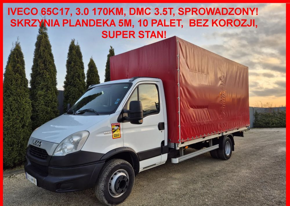 Iveco 65C17 3.0 170KM/ DMC 3.5T/ Burto Plandeka 10 palet/ - Bestelwagen open laadbak: afbeelding 2 Iveco 65C17 3.0 170KM/ DMC 3.5T/ Burto Plandeka 10 palet/ - Bestelwagen open laadbak: afbeelding 2