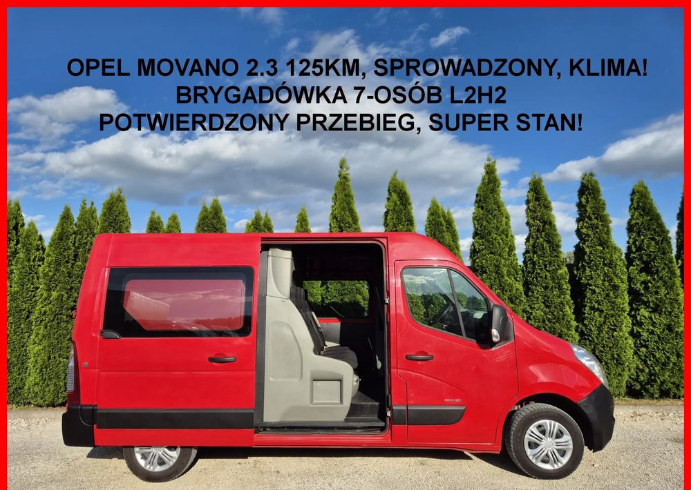 Opel Movano 2.3 125KM L2H2 Dubel Kabina - Bestelwagen met dubbele cabine: afbeelding 2 Opel Movano 2.3 125KM L2H2 Dubel Kabina - Bestelwagen met dubbele cabine: afbeelding 2