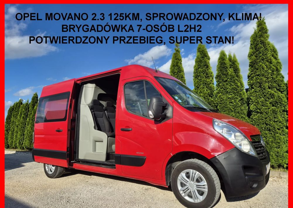 Opel Movano 2.3 125KM L2H2 Dubel Kabina - Bestelwagen met dubbele cabine: afbeelding 1 Opel Movano 2.3 125KM L2H2 Dubel Kabina - Bestelwagen met dubbele cabine: afbeelding 1