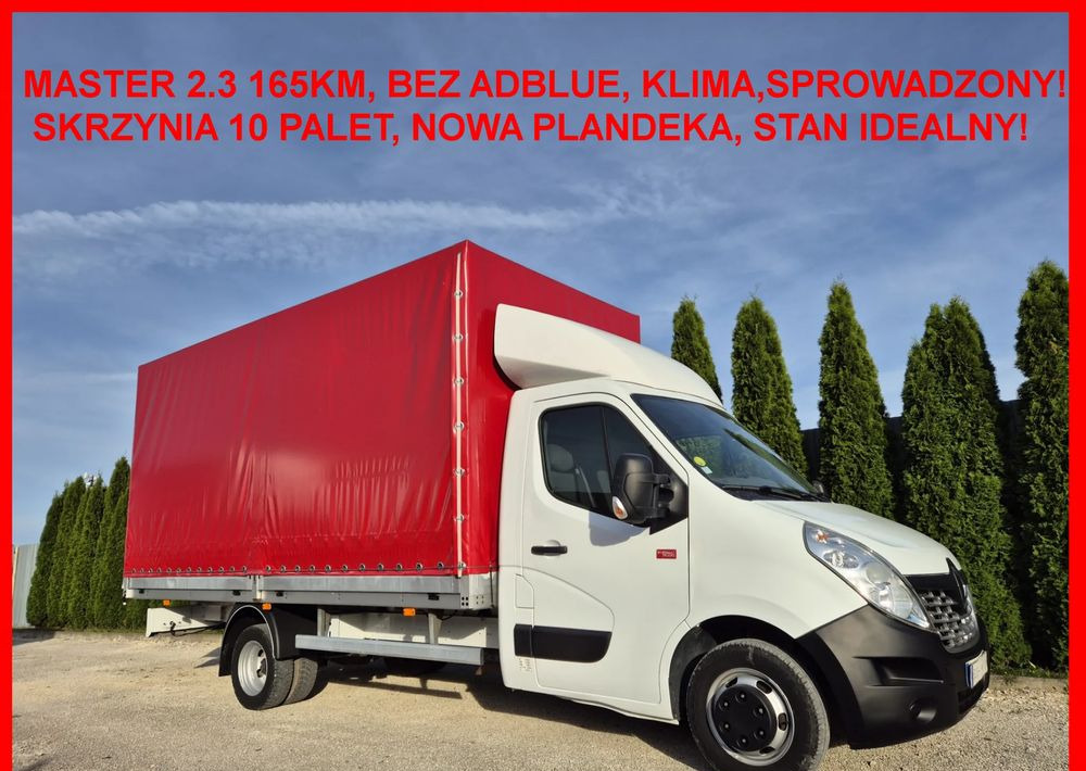 Renault Master 2.3 165KM Bez Adblue Skrzyniowy - Schuifzeilen bestelwagen: afbeelding 1 Renault Master 2.3 165KM Bez Adblue Skrzyniowy - Schuifzeilen bestelwagen: afbeelding 1