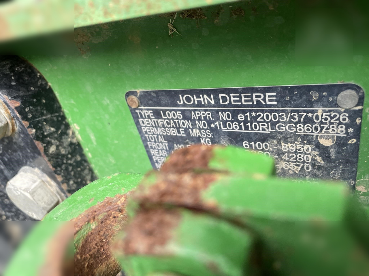 2016 JOHN DEERE 6110R - Tractor: afbeelding 2 2016 JOHN DEERE 6110R - Tractor: afbeelding 2