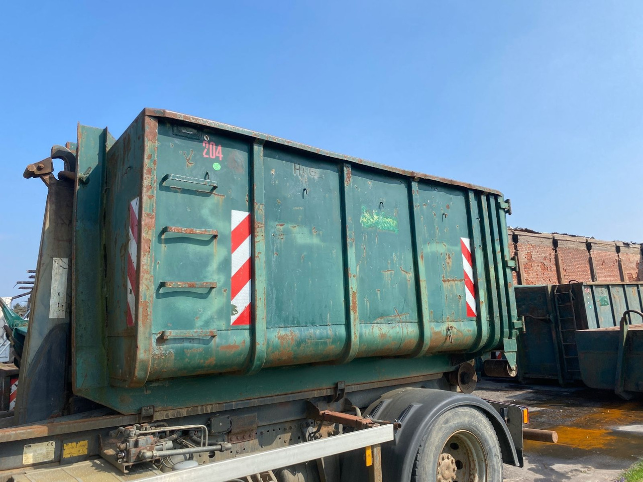 Hüllenkremer 10 cbm Stahlcontainer mit - Haakarm container: afbeelding 1 Hüllenkremer 10 cbm Stahlcontainer mit - Haakarm container: afbeelding 1