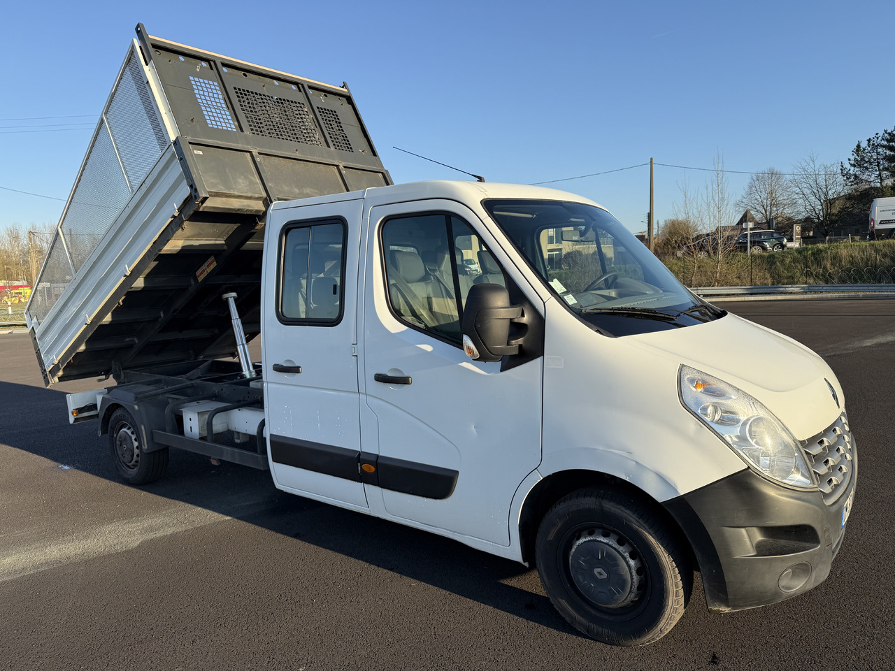 RENAULT MASTER 2.3DCI125 BENNE ACIER DOUBLE CABINE ROUE SIMPLE + REHAUSSE DE RIDELLE - Kipper bestelwagen: afbeelding 1 RENAULT MASTER 2.3DCI125 BENNE ACIER DOUBLE CABINE ROUE SIMPLE + REHAUSSE DE RIDELLE - Kipper bestelwagen: afbeelding 1