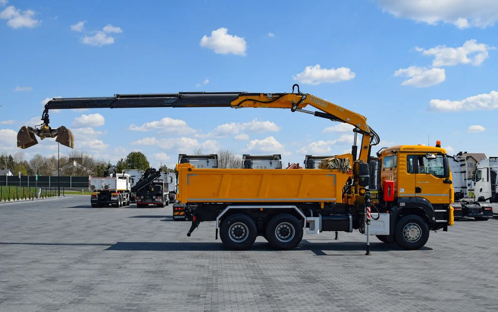 MAN TGS 26.400 / 6x4 / EURO 6 / UDT / HDS FASSI 165 / WYSUW x3 / ROTATOR / CHWYTAK / STEROWANIE RADIOWE / WZMOCNIONA RAMA / WYWROTKA / HYDROBURTA / AUTOMAT / 2017 / NOWE OPONY - 100% / NISKI PRZEBIEG - Kipper vrachtwagen, Kraanwagen: afbeelding 4 MAN TGS 26.400 / 6x4 / EURO 6 / UDT / HDS FASSI 165 / WYSUW x3 / ROTATOR / CHWYTAK / STEROWANIE RADIOWE / WZMOCNIONA RAMA / WYWROTKA / HYDROBURTA / AUTOMAT / 2017 / NOWE OPONY - 100% / NISKI PRZEBIEG - Kipper vrachtwagen, Kraanwagen: afbeelding 4