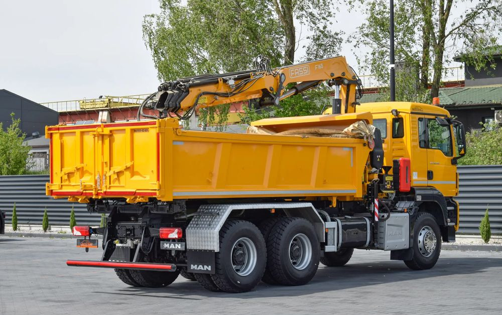 MAN TGS 26.400 / 6x4 / EURO 6 / UDT / HDS FASSI 165 / WYSUW x3 / ROTATOR / CHWYTAK / STEROWANIE RADIOWE / WZMOCNIONA RAMA / WYWROTKA / HYDROBURTA / AUTOMAT / 2017 / NOWE OPONY - 100% / NISKI PRZEBIEG - Kipper vrachtwagen: afbeelding 5 MAN TGS 26.400 / 6x4 / EURO 6 / UDT / HDS FASSI 165 / WYSUW x3 / ROTATOR / CHWYTAK / STEROWANIE RADIOWE / WZMOCNIONA RAMA / WYWROTKA / HYDROBURTA / AUTOMAT / 2017 / NOWE OPONY - 100% / NISKI PRZEBIEG - Kipper vrachtwagen: afbeelding 5