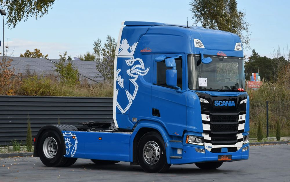 Scania R500 / FULL AIRMATIC / HYDRAULIKA / RETARDER / KLIMATYZACJA POSTOJOWA / ACC / KLIMA / FULL LEDY / FULL SPOILERY / NOWE OPONY / FULL OPCJA / WERSJA PREMIUM / SERWISOWANA / SPROWADZONA - Trekker: afbeelding 3 Scania R500 / FULL AIRMATIC / HYDRAULIKA / RETARDER / KLIMATYZACJA POSTOJOWA / ACC / KLIMA / FULL LEDY / FULL SPOILERY / NOWE OPONY / FULL OPCJA / WERSJA PREMIUM / SERWISOWANA / SPROWADZONA - Trekker: afbeelding 3