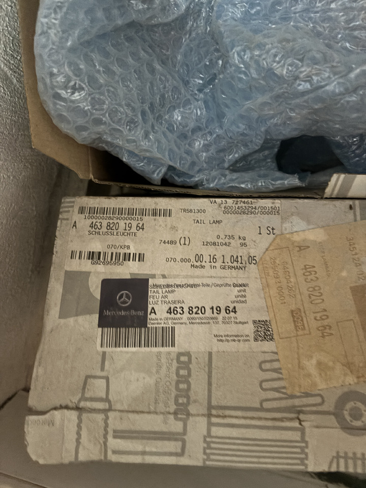 MERCEDES-BENZ G W463 G SERIES TAIL LIGHT - Achterlicht: afbeelding 4 MERCEDES-BENZ G W463 G SERIES TAIL LIGHT - Achterlicht: afbeelding 4