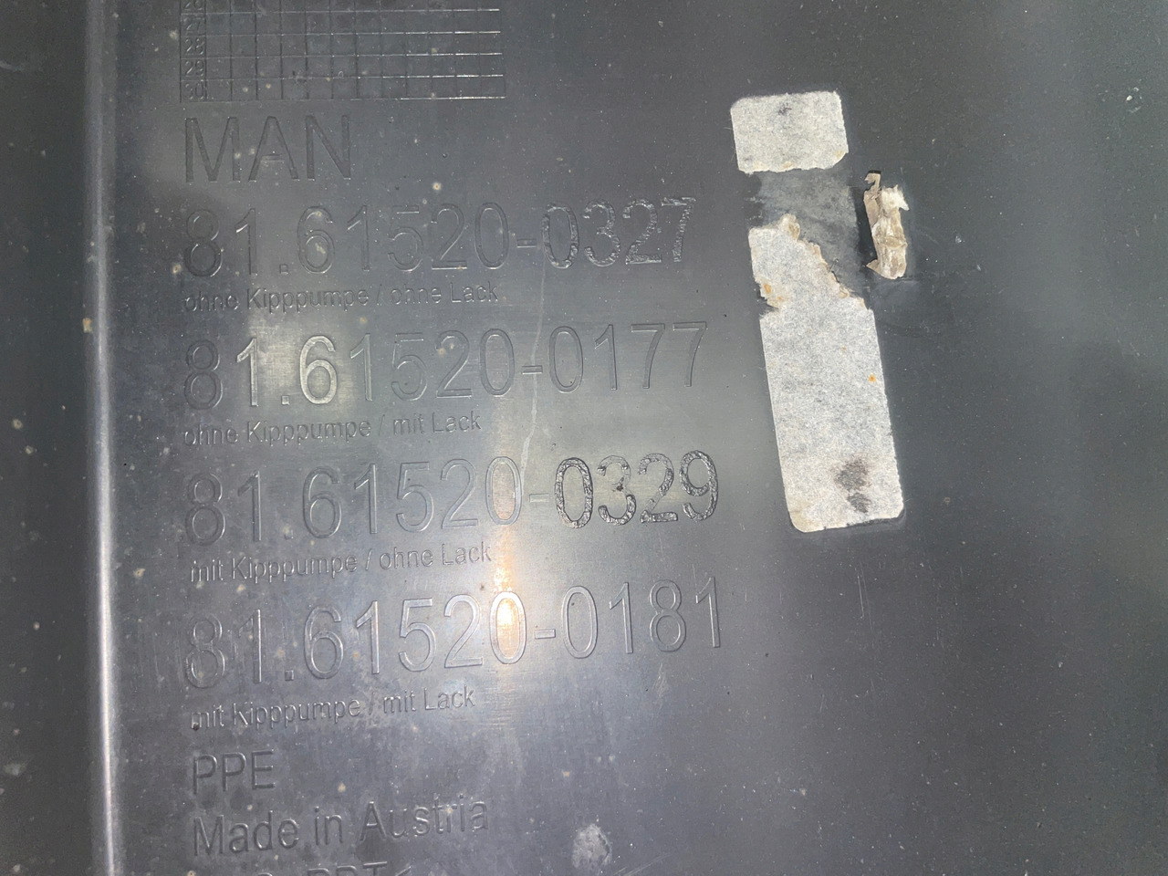 DOLNY STOPIEŃ STOPNICA MAN TGL TGM TGL-3 81615200327 - Treeplank voor Vrachtwagen: afbeelding 4 DOLNY STOPIEŃ STOPNICA MAN TGL TGM TGL-3 81615200327 - Treeplank voor Vrachtwagen: afbeelding 4