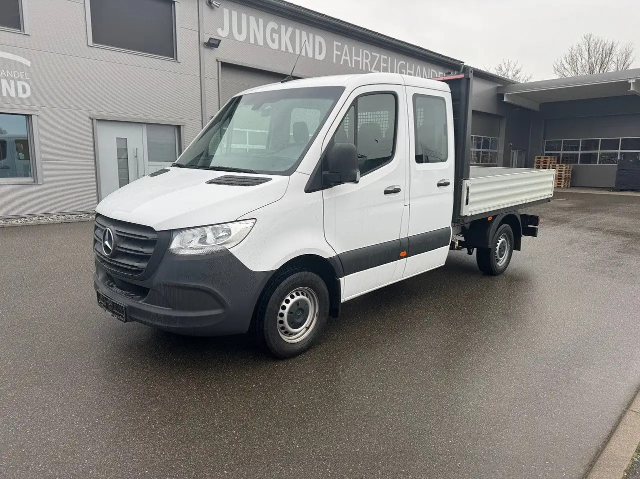 Mercedes-Benz Sprinter 314 CDI Lang DoKa Pritsche Klima AHK - Bestelwagen open laadbak, Bestelwagen met dubbele cabine: afbeelding 1 Mercedes-Benz Sprinter 314 CDI Lang DoKa Pritsche Klima AHK - Bestelwagen open laadbak, Bestelwagen met dubbele cabine: afbeelding 1