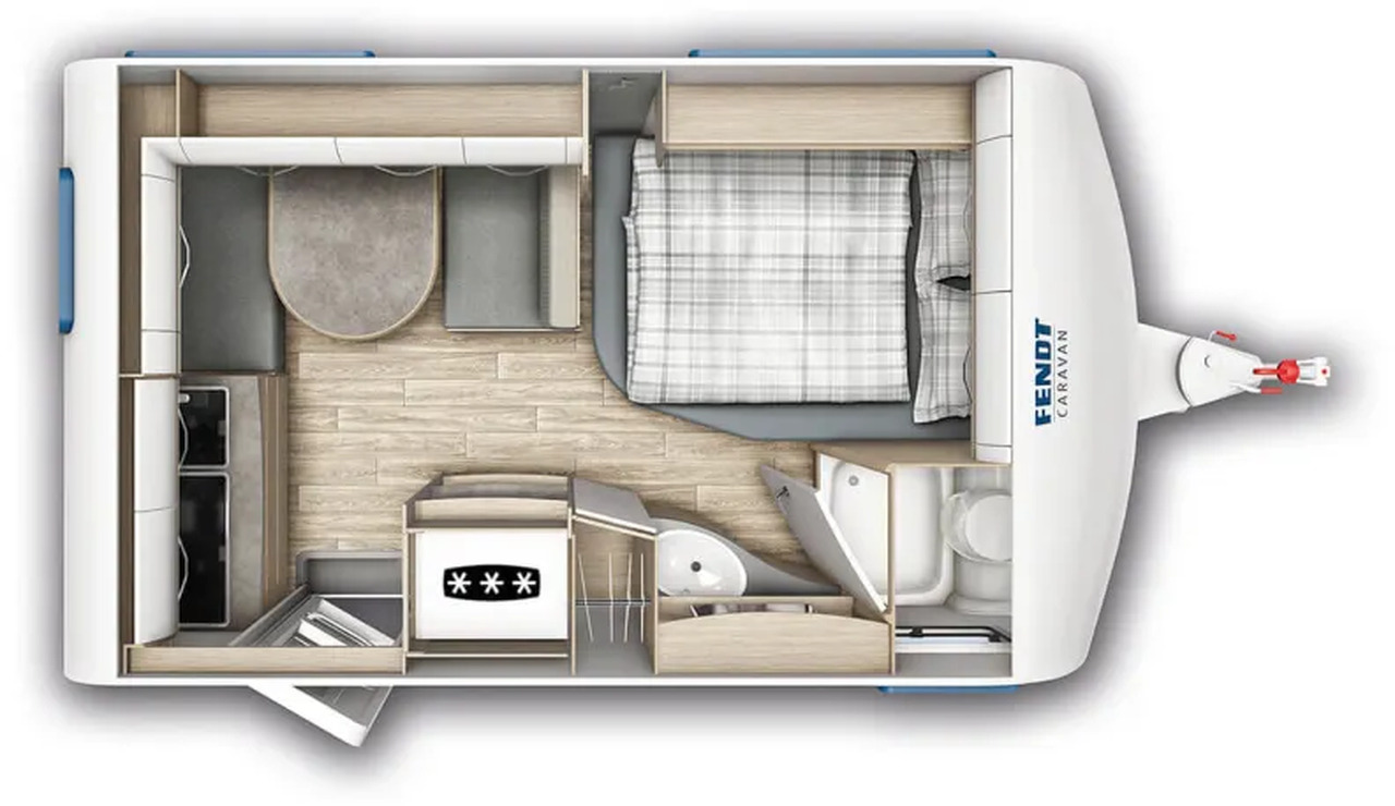 Fendt Bianco Activ 390 FHS Dusche, 1.700 KG-Fahrwerk - Caravan: afbeelding 2 Fendt Bianco Activ 390 FHS Dusche, 1.700 KG-Fahrwerk - Caravan: afbeelding 2