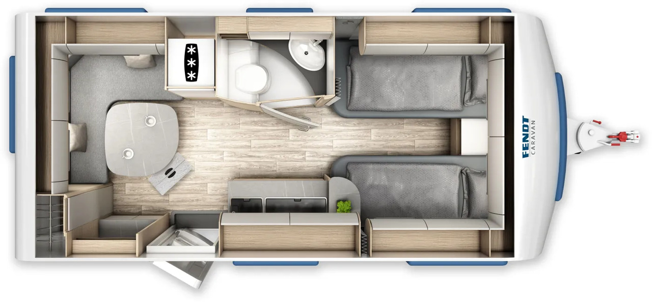 Fendt Bianco Activ 465 SGE 1.800 KG, Shower-Paket, GFK - Caravan: afbeelding 2 Fendt Bianco Activ 465 SGE 1.800 KG, Shower-Paket, GFK - Caravan: afbeelding 2